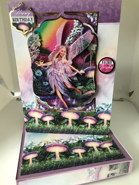 Boxed fairy card